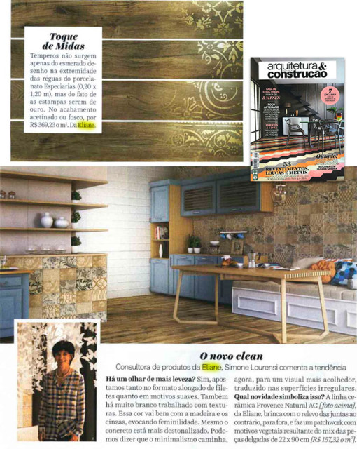1 lançamentos eliane na mídia revista arquitetura e construção