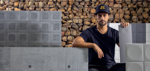 Zanini de Zanine cria sua primeira linha de revestimentos para Eliane