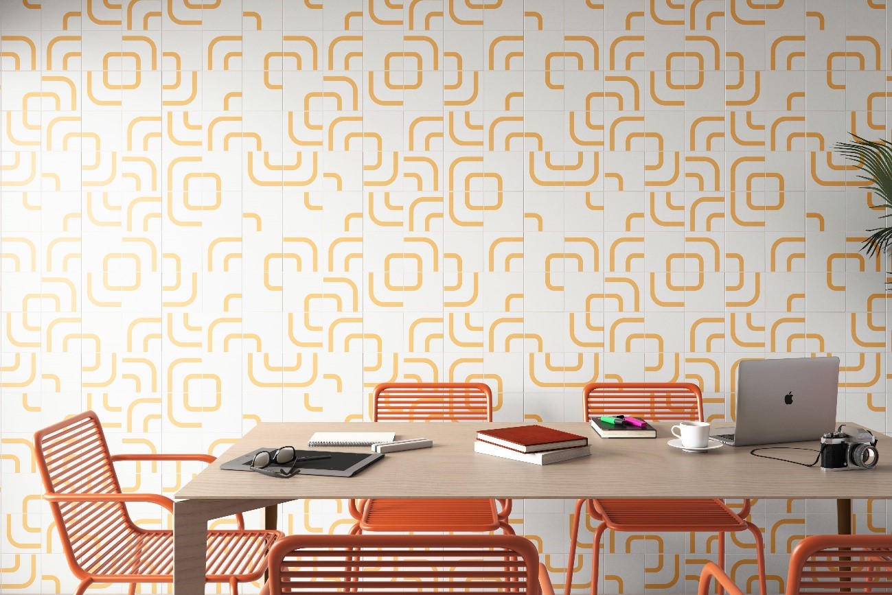 Painéis feitos com azulejos: paginações remetem às artes milenares