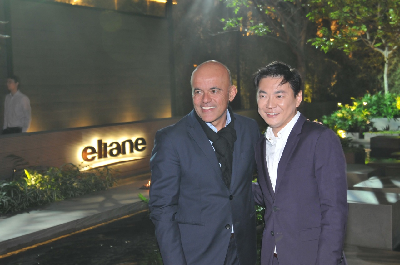 ELIANE E ALEX HANAZAKI PROMOVEM COQUETEL NA CASA COR SP