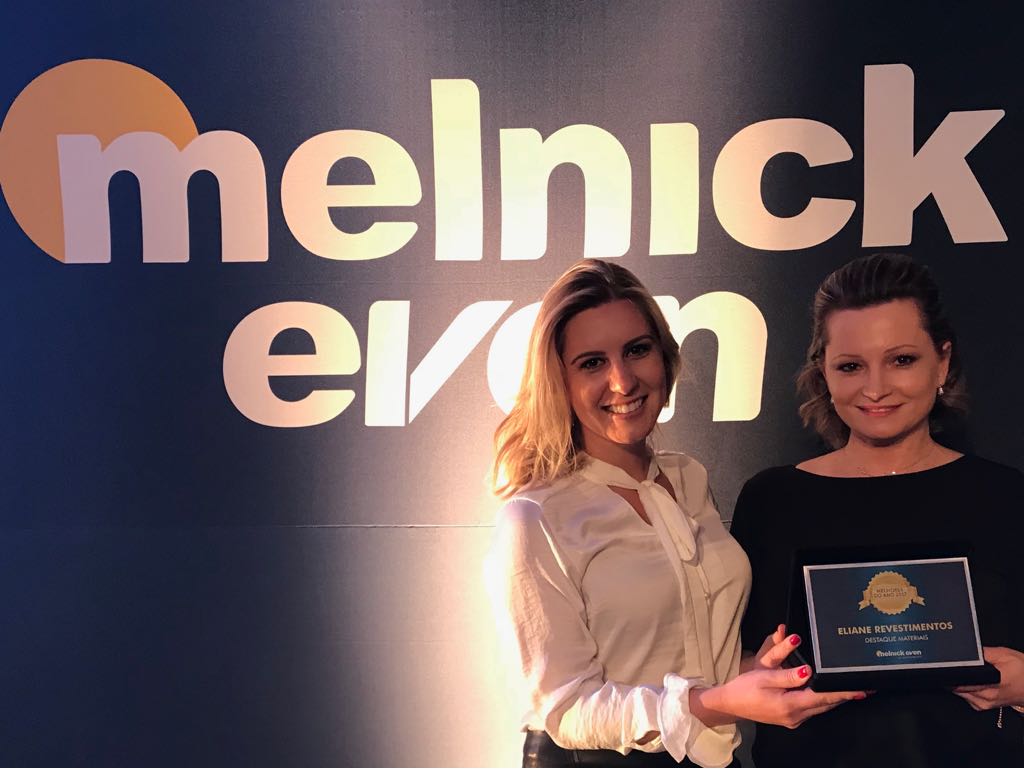 Eliane Revestimentos é premiada pela Construtora Melnick Even
