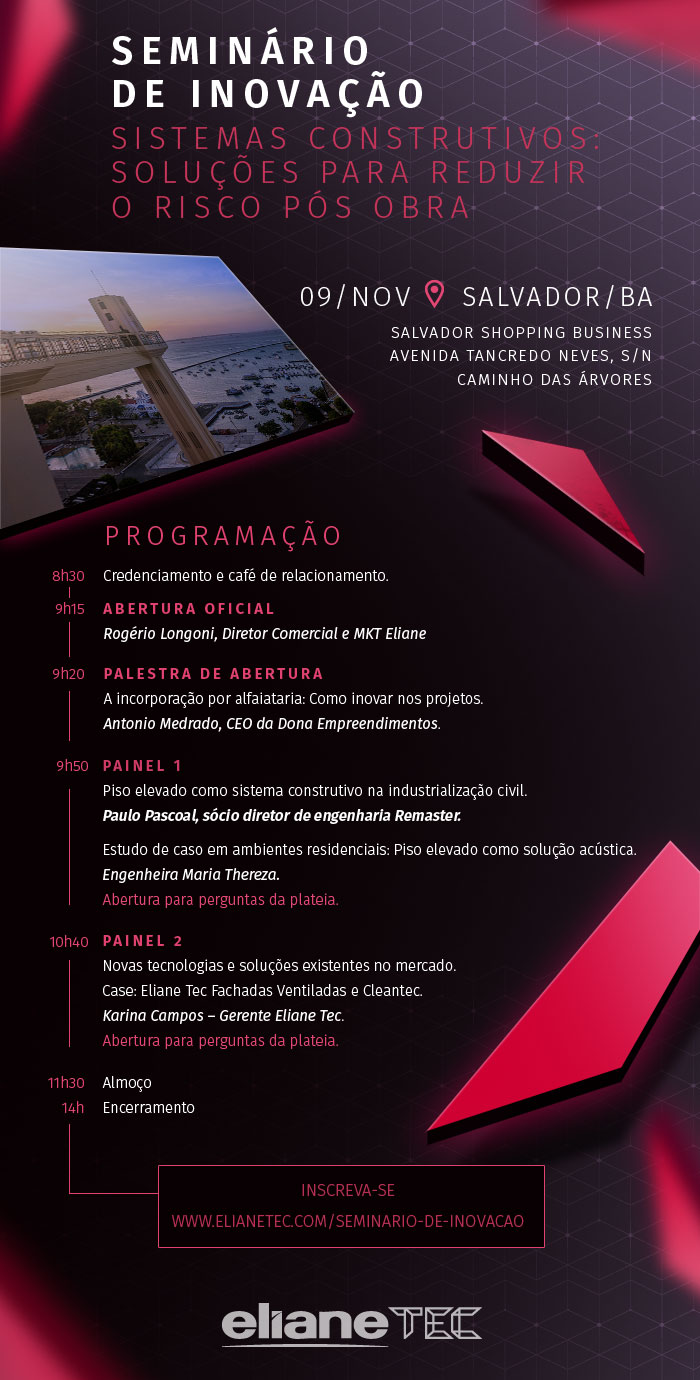 Eliane Tec promove Seminário de Inovação em Salvador