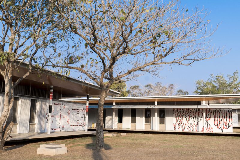 Escola Fundação Bradesco com azulejos personalizados da Eliane. 
