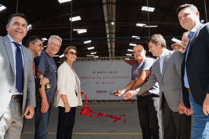 Inauguração da nova fábrica de Porcelanatos da Eliane Revestimentos