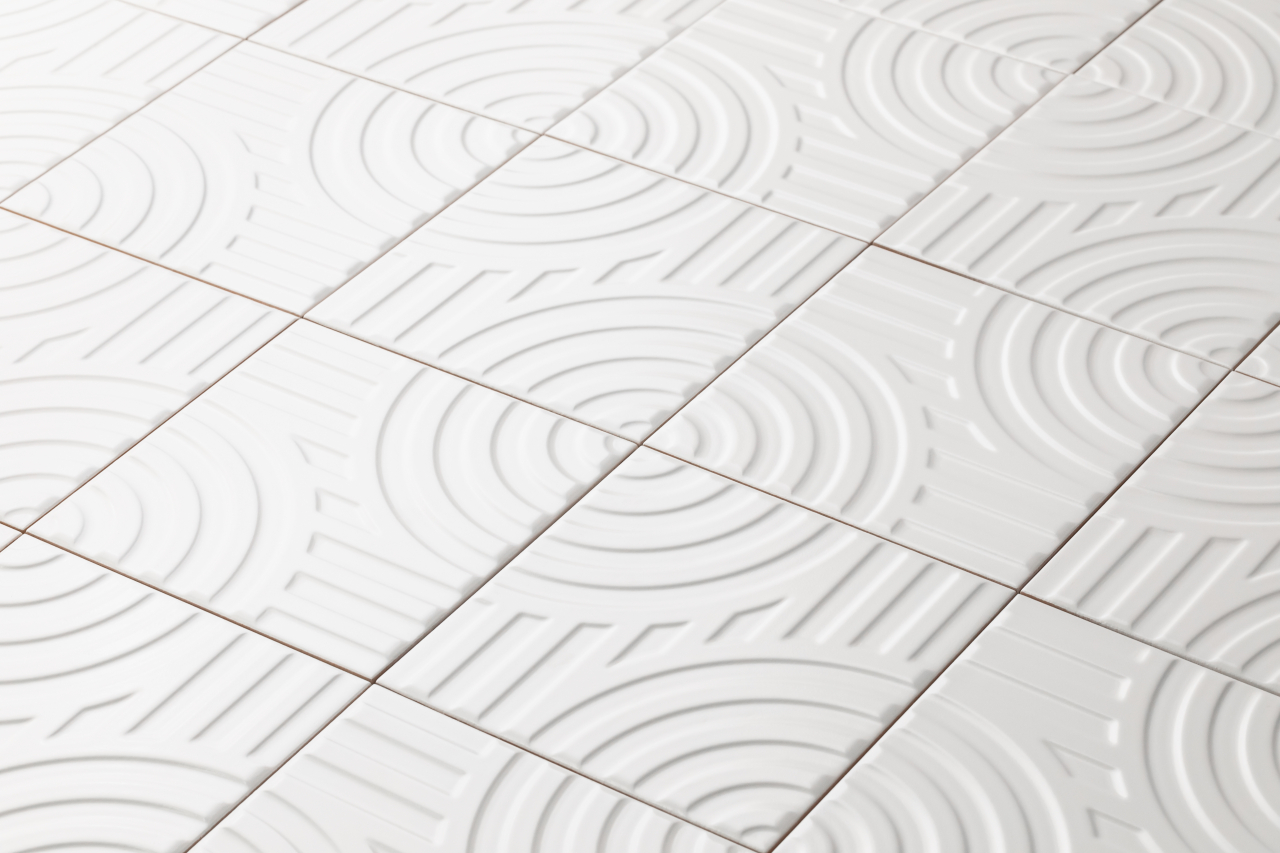Poente Arco Off White AC 15,5x15,5 - Eliane Revestimentos