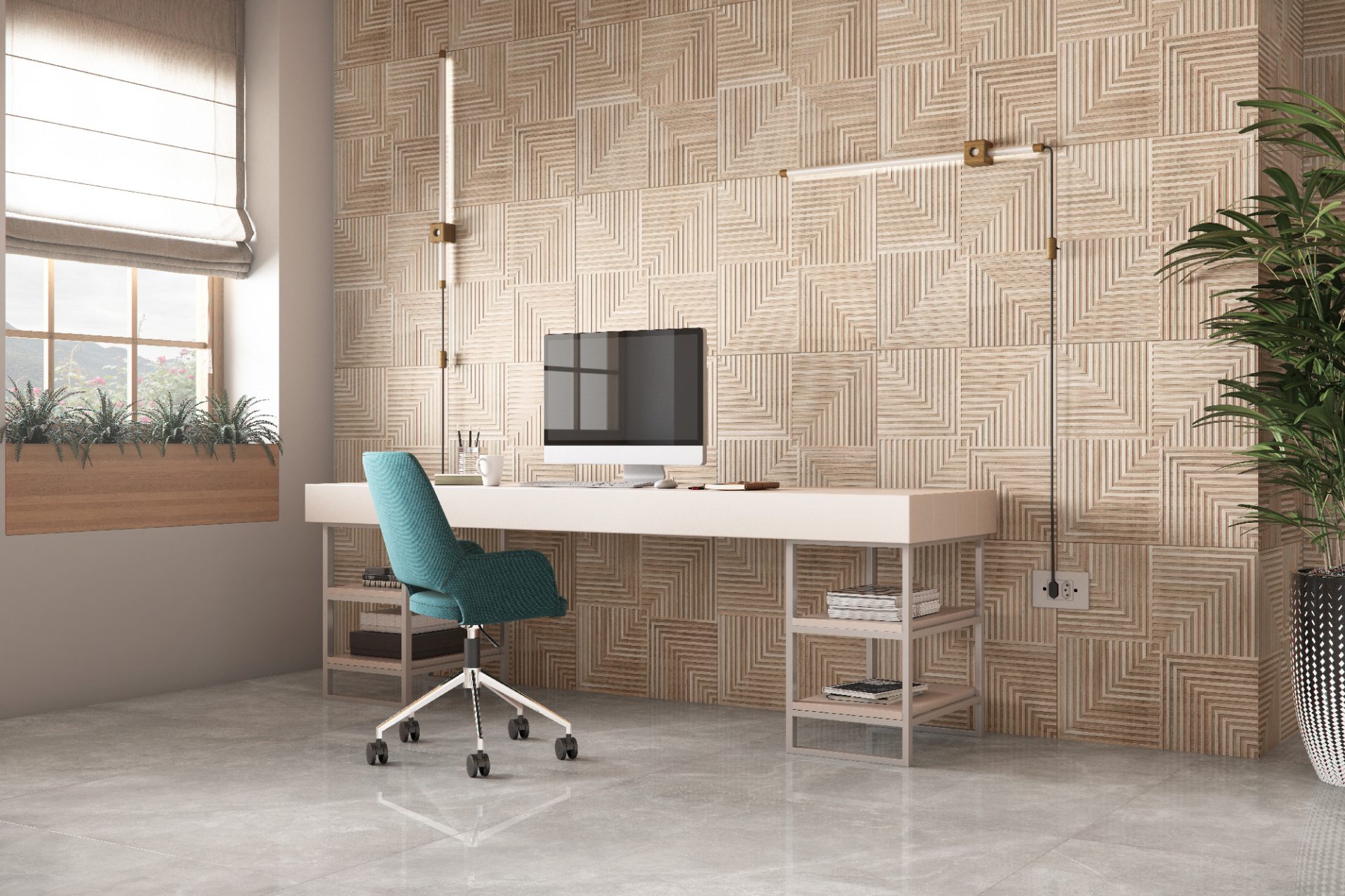 sonar camel 59x59 Eliane Ceramic Tiles