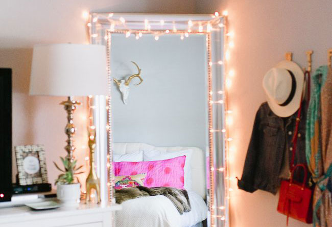 Como reaproveitar as luzes de Natal na decoração