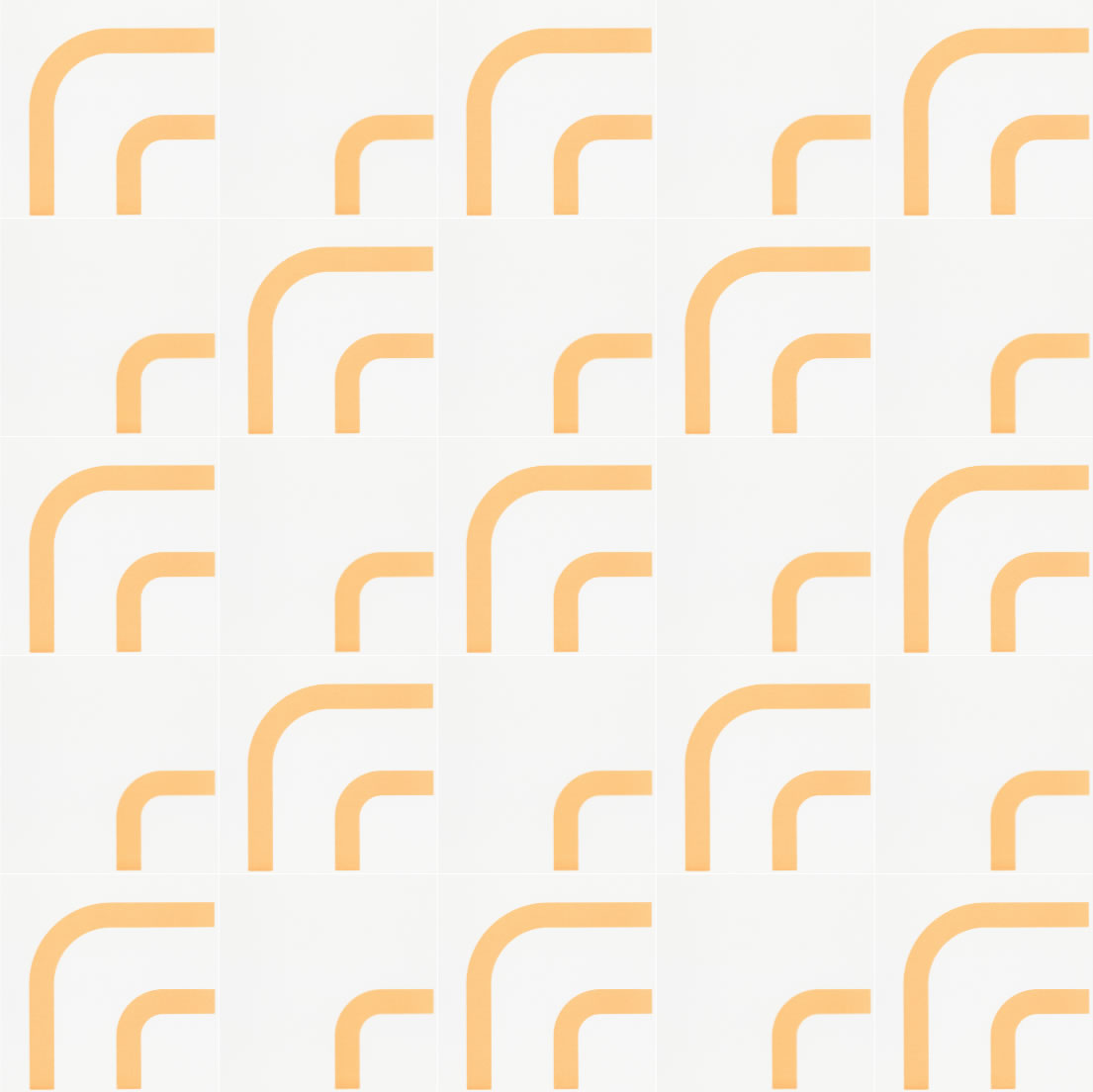 Kit Domo Laranja AC 15x15 Eliane Revestimentos