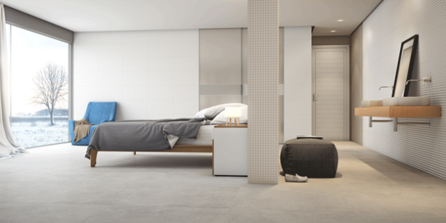 polis porcelanato suave com efeito de cimento